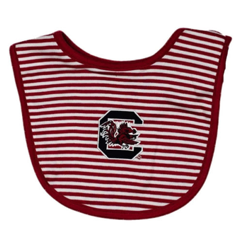 South Carolina Striped Bib | Posh Tots Children's Boutique