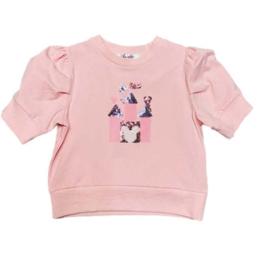 Castle Pink Sequin Puffy Shirt
