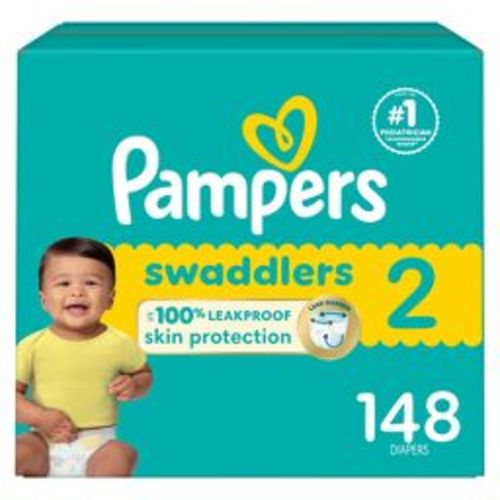 Pampers Swaddlers Sensitive Disposable Diapers - Size 2 - 148ct
