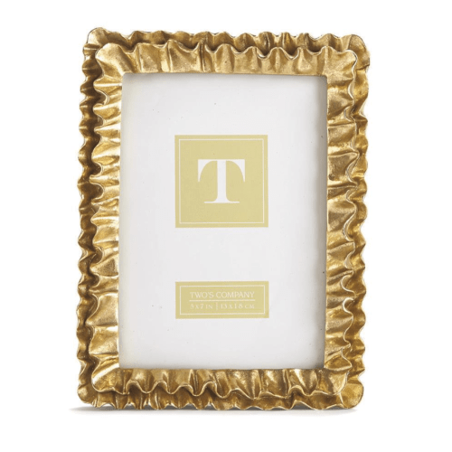 Gold Ruffle Frame 5x7 – Emmie's