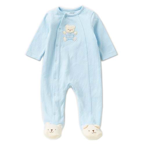 Little Me Baby Boys Cute Bear Footie Coverall