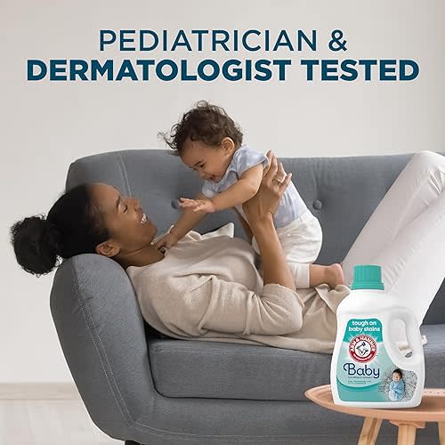 ARM & HAMMER Baby, 77 Loads Hypoallergenic Liquid Laundry Detergent, 100.5 fl oz