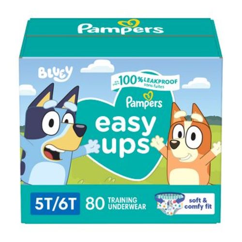 Pampers Easy Ups Bluey Training Underwear - Size 4t-5t - 100ct