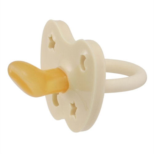 Natural Rubber Pacifier - Orthodontic, Milky White, 0-3m