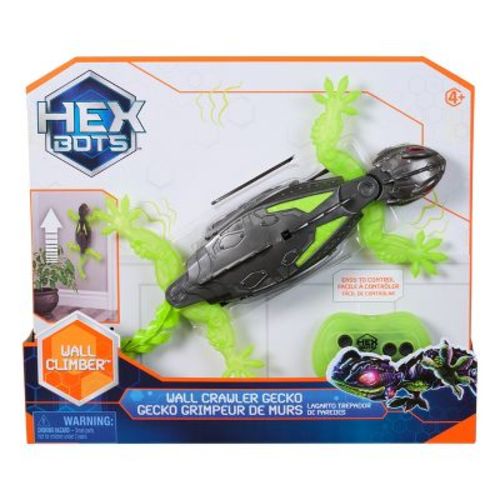 Hex Bots Wallcrawler Gecko Remote Control Robot Toy
