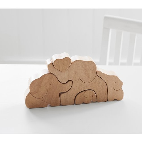 Wooden Elephant Decorative Puzzle | Pottery Barn Kids