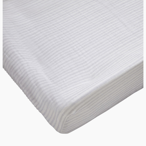 Tiny Kind Muslin Changing Pad Cover - Painted Stripe