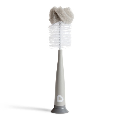 Munchkin Sponge Bottle Brush - Sage: Polypropylene, Cleaning Accessories, 1-Pack