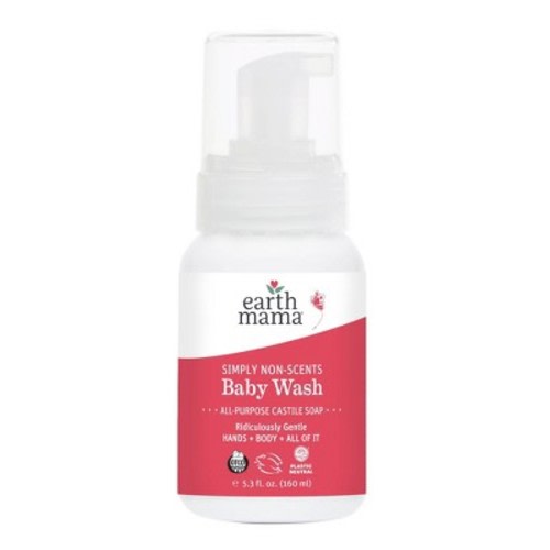 Earth Mama Organics Simply Non-Scents Castile Baby Wash - 5.3 fl oz