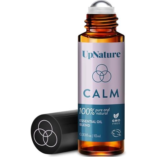 UpNature Calm Essential Oil Roll On – 100% Natural Aromatherapy for Relaxation - Nurse Essentials for Work, Nurses Week Gifts - Self Care Gifts for Women