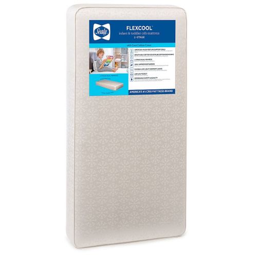 Sealy Flex Cool 2-Stage Crib & Toddler Mattress