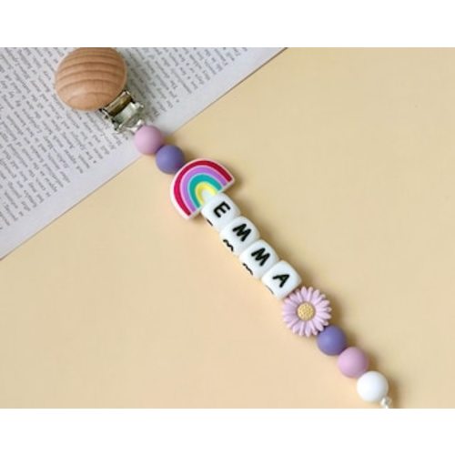 Personalized Pacifier Clip, Baby Shower Gift, Custom Soother Clip, Newborn Gift, Baby Binky Clip, Custom Dummy Clip, Baby Pacifier Holder - Etsy
