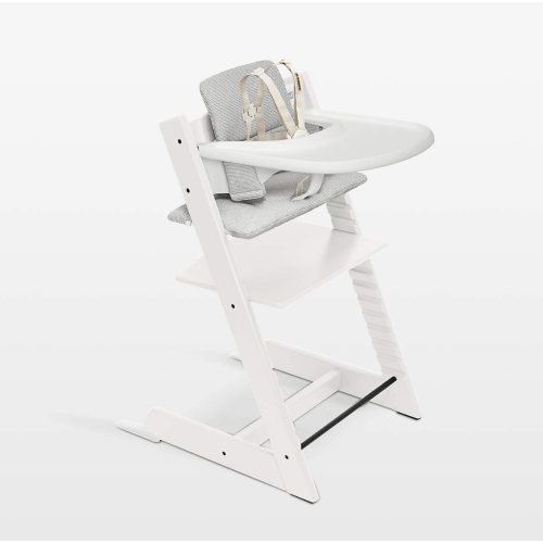 Stokke Tripp Trapp Wood High Chair with Tray: Classic Scandinavian Design