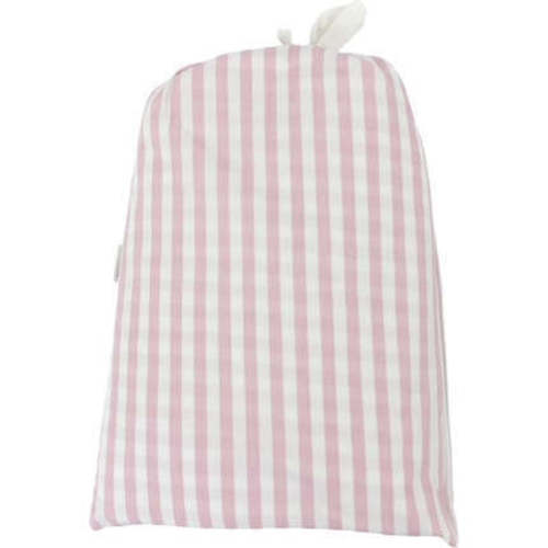 Mini-stripe Crib Sheets, Pink - The Uptown Baby | Maisonette