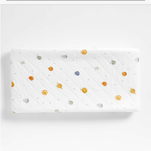 Stay Cool Outer Orbit Organic Cotton Baby Changing Pad Cover