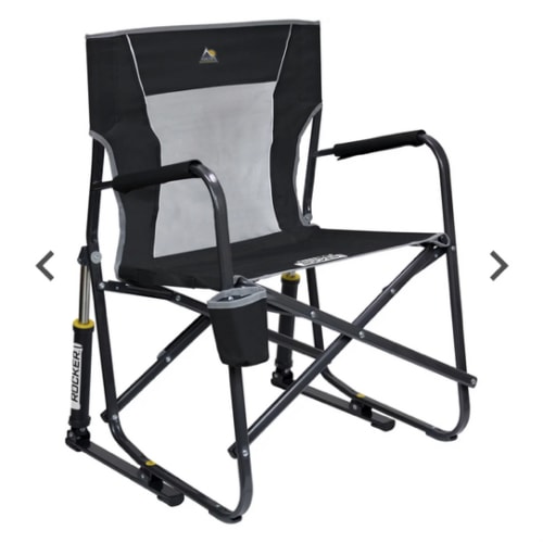 GCI Outdoor Freestyle Rocker Mesh Chair - Black