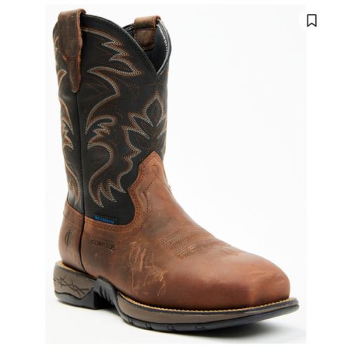 Cody James Men's 11" Xero Gravity Lite Waterproof Pull-On Work Boots - Composite Toe