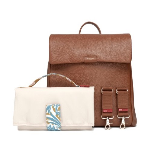 Storksak St. James Leather Diaper Backpack | Pottery Barn Kids