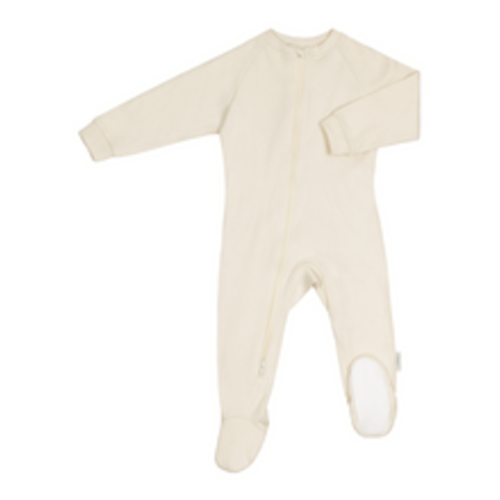 Size XL Organic Cotton Rib Knit Footie Pajama