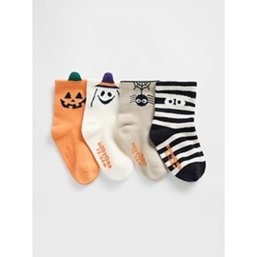 Baby & Toddler Halloween Crew Socks (4-Pack) | Gap