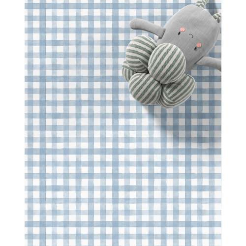 Gingham Crib Sheet Set