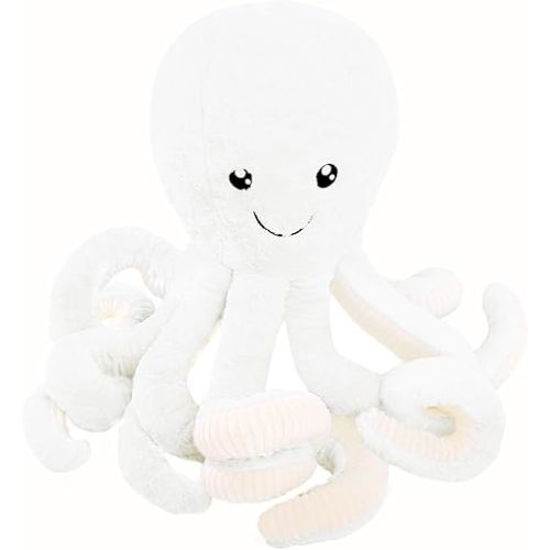 DENTRUN Octopus Stuffed Animals, Giant Octopus Plush Doll Play Toys for Kids Girls Boys Adults Birthday Xmas Halloween Present Stuffed Sea Animals Plushie, 7/16/24/32 Inches, 5 Colors