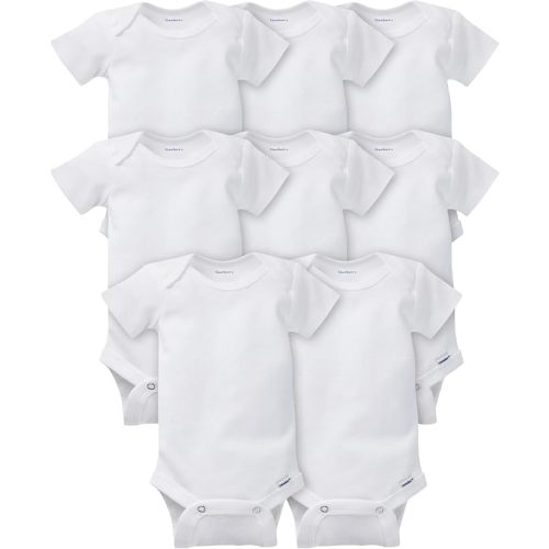 Gerber Baby Boys & Girls 8-Pack Short Sleeve Onesies Bodysuits