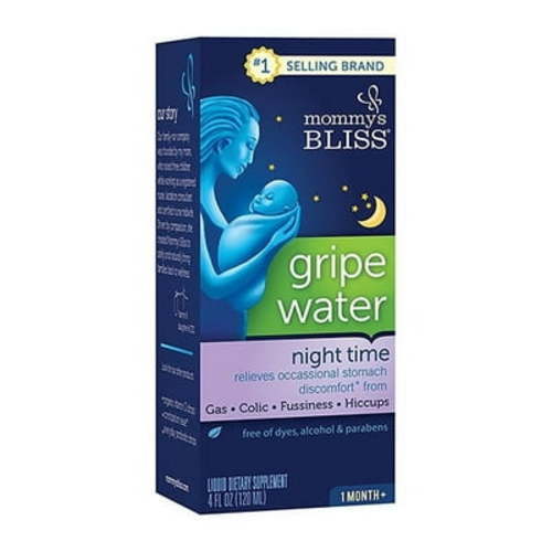 Mommys Bliss Night Time Gripe Water, 4 Oz