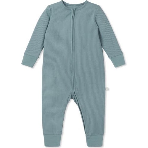 Rib Fitted One-Piece Romper, 9-12 M