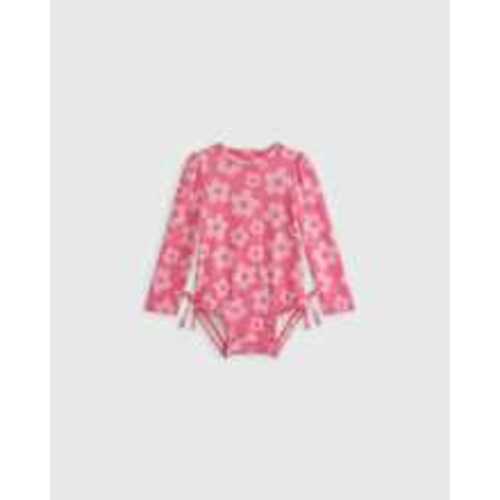 Long Sleeve Tie One-Piece Swimsuit - Baby