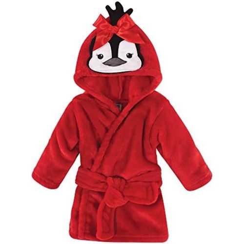 Hudson Baby Unisex Baby Plush Animal Face Bathrobe
