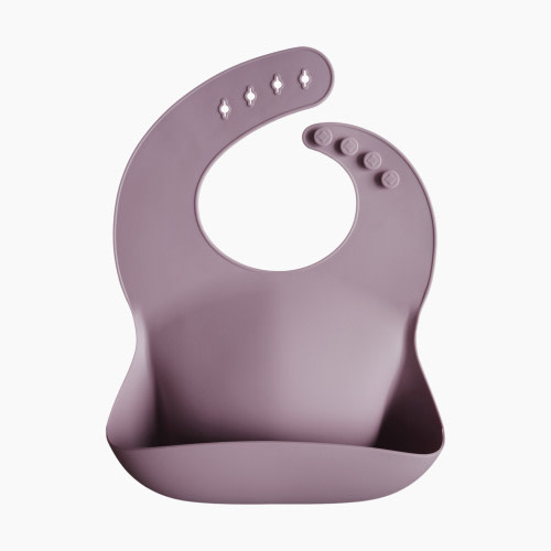 Mushie Silicone Bib - Pale Mauve