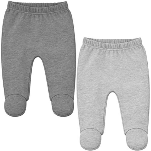 123 Bear Baby Soft Cotton Spandex Pants with Feet