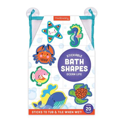 Bath Shapes Ocean Life Stickable Foam