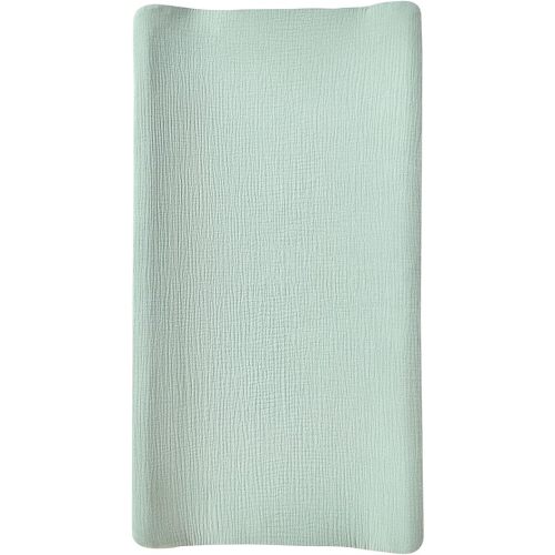 Muslin Changing Pad Cover,Ultra Soft Breathable Diaper Changing Table Cover for Baby Boys Girls,Neutral Fitted Changing Pad Sheets