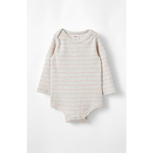 Organic Pointelle Long Sleeve Bubbysuit