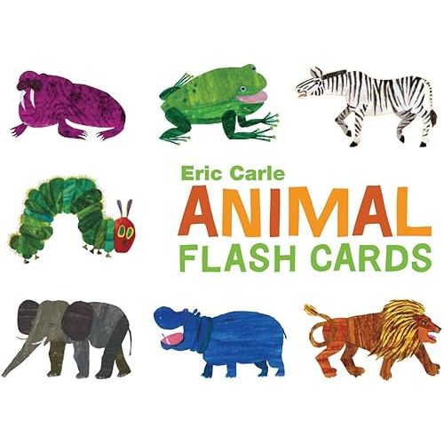 Chronicle Books The World of Eric Carle (Tm) Animal Flash Cards (Alphabet Flashcards for Toddlers, Animal ABC Cards)