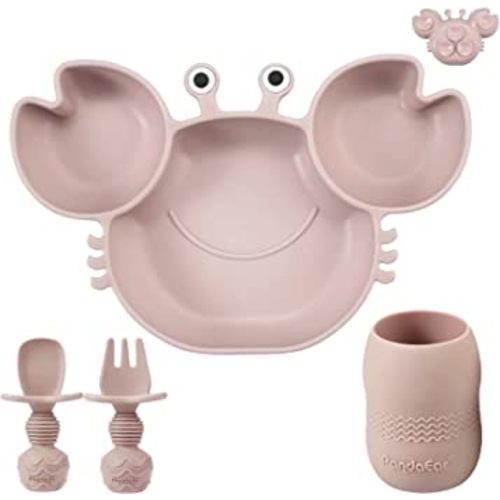 PandaEar 6 Pack Silicone Baby Spoon