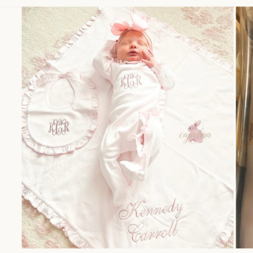 (3) BABY PINK RUFFLE SET – Caprilina