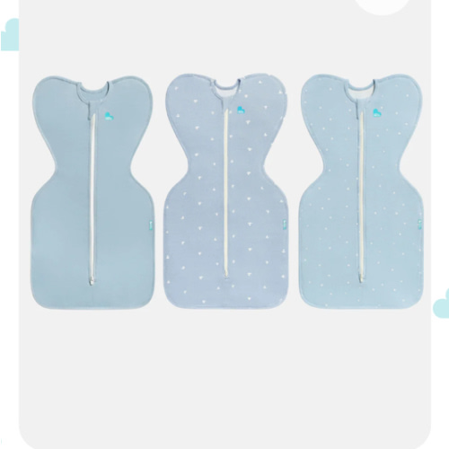 Swaddle Up Starter Bundle 0.2 | 1.0 TOG | Soft Blue | Mist Blue Boats | Blue Twinkle