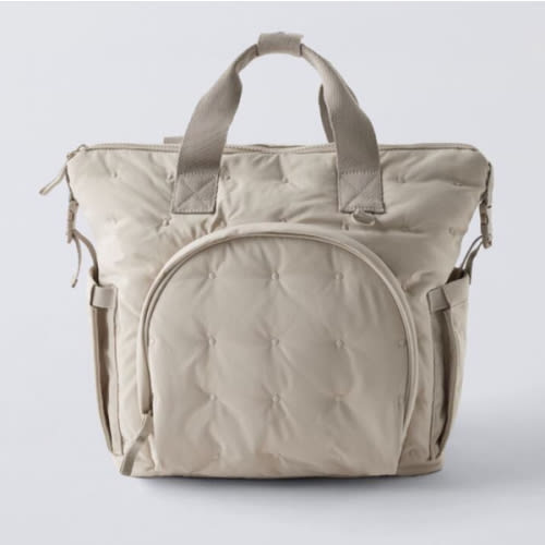 QUILTED MATERNITY BACKPACK
