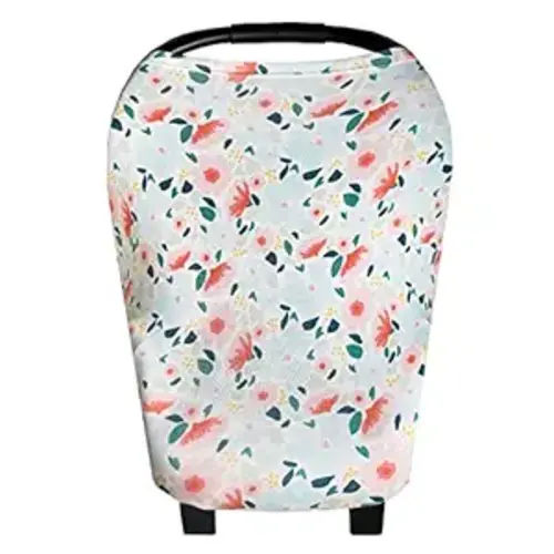 Leilani Multi-Use Cover: Car Seat, Nursing & Stroller - Stretchy Fabric, All-Season, Stylish Designs, Easy Mom Access