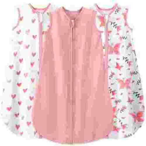 Yoofoss Baby Sleep Sack 12-18 Months Baby Wearable Blanket 100% Cotton 2-Way Zipper TOG 0.5 Toddler Sleeping Sack, Lightweight Sleep Sacks for Babies(Large)
