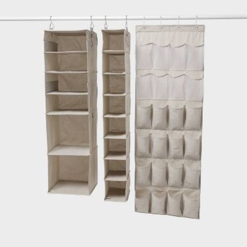 Hanging Closet Organizer Bundle Gray - Brightroom™