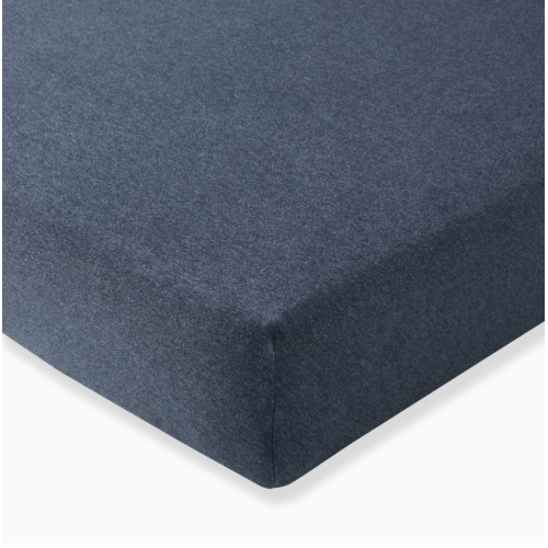 Solid Organic Cotton BEESNUG® Fitted Crib Sheet - Nightfall