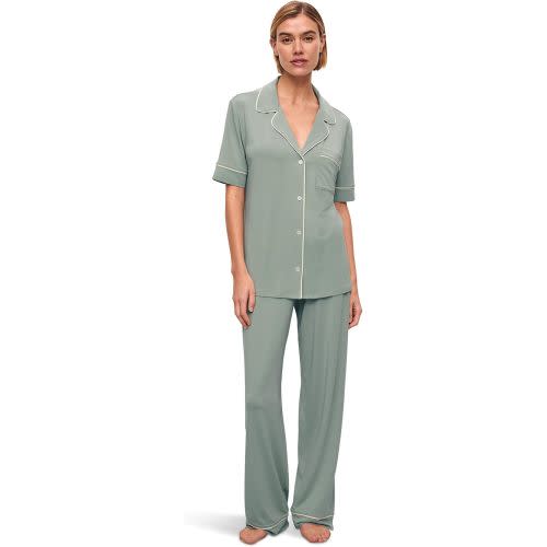 Eberjey Gisele Short Sleeve Pant PJ Set