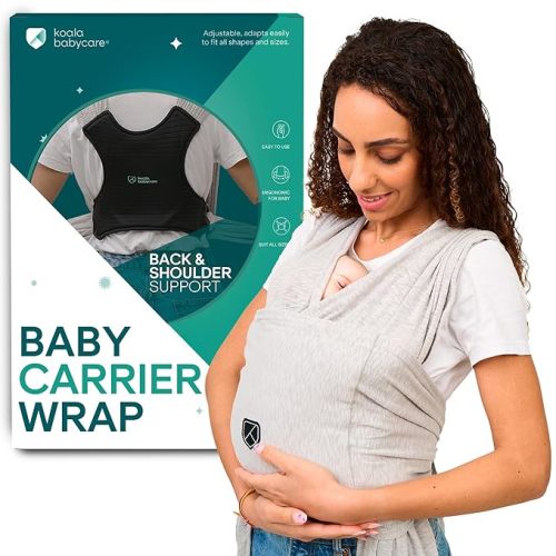 Koala Babycare Baby Carrier Wrap (Light Grey)