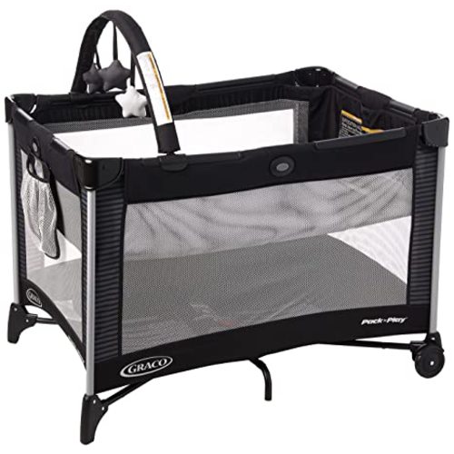 Graco Pack 'n Play® On The Go™ Playard, Kaden - w/ Infant Bassinet - w/ Full-size Infant Bassinet