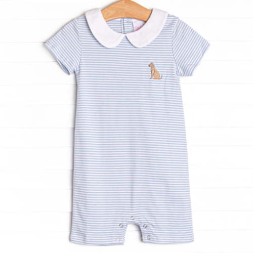 Wrenn Pima Short Romper, Blue – Stitchy Fish