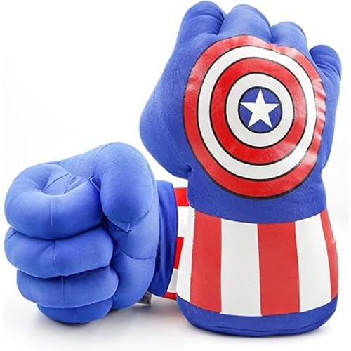 Children's Plush Boxing Glove,Fist Hand Smash Gloves Kids Cosplay for Boy Girl Christmas Halloween Birthday Supplies